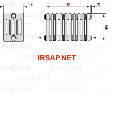 Радиатор IRSAP Tesi 60365/10 T08 CL 01